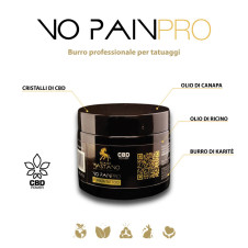NO PAIN PRO -  Burro professionale per tatuaggi - con cristalli di CBD